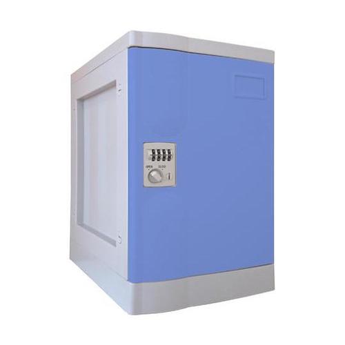 プラボックス Mサイズ ダイヤル錠 ブル