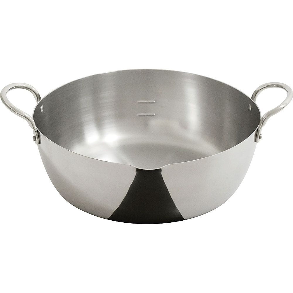 ステンレス揚げ鍋 24cm(揚げアミ無)