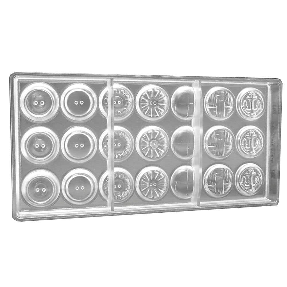 マトファ PCチョコレートモルド ボタン