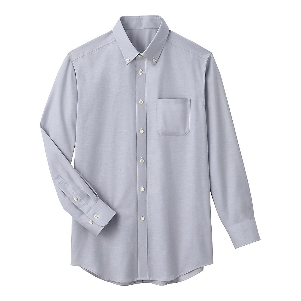 男女兼用オックスフォードシャツ 長袖 (