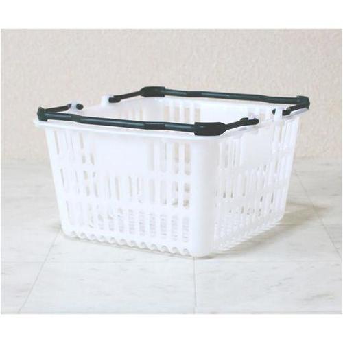 買い物かご ナチュラル把手エバーグリーン