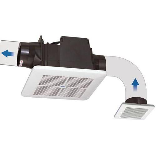 天井用換気扇 格子パネルタイプ2室同時換