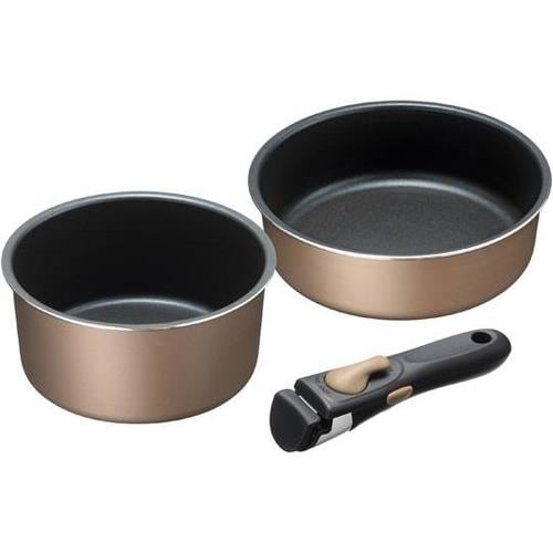 ブラナーノ2 IH対応着脱ハンドル鍋2点