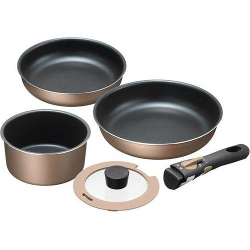 ブラナーノ2 IH対応着脱ハンドル鍋3点