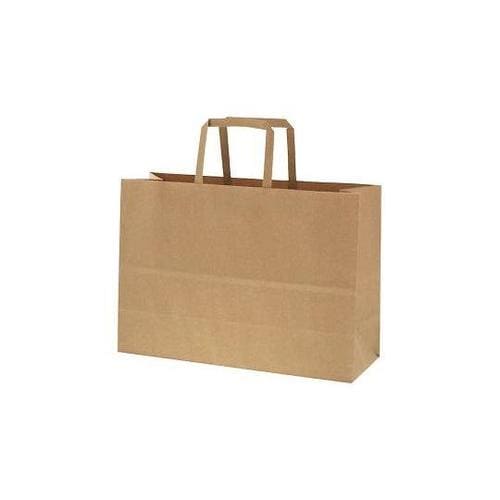 手提げ紙袋 Nフラットチャームバッグ 平