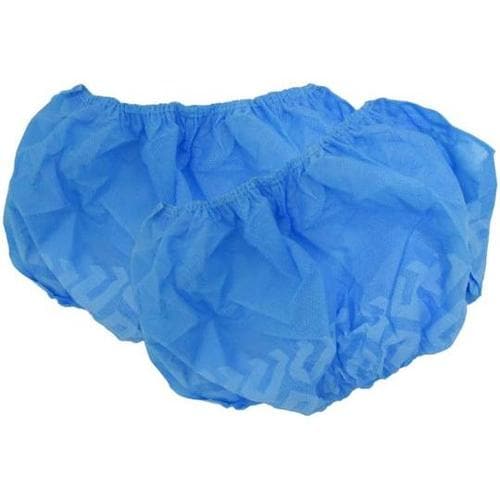 不織布使い捨てシューズカバー 青 滑り止