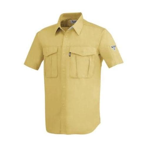 半袖シャツ マスタード L 1292−5
