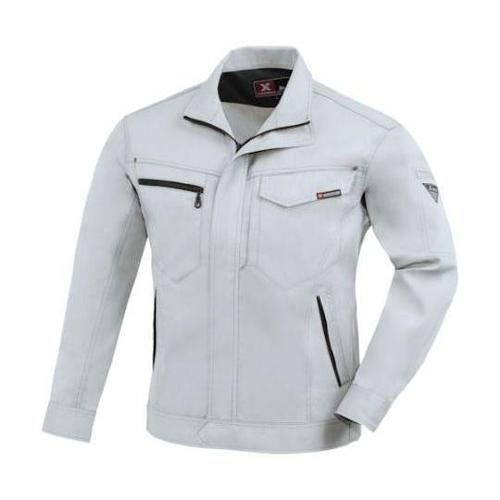 長袖ブルゾン シルバーグレー LL 16