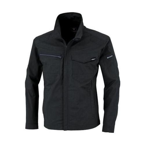 TCストレッチ長袖ブルゾン クロ SS