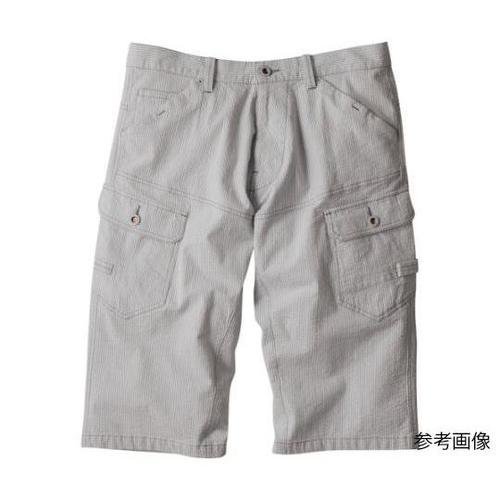 ハーフパンツ ストライプベージュ LL