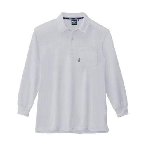 長袖ポロシャツ シルバーグレー 5L 6