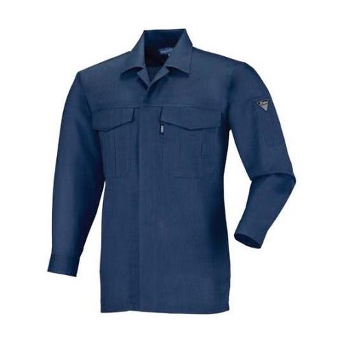 長袖シャツ 紺 4L 6253−10−4