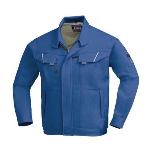 長袖ブルゾン ブルー S 7550−40