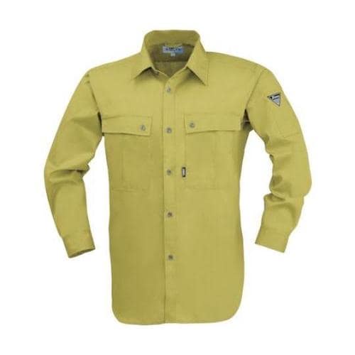 長袖シャツ キャメル S 9230−81