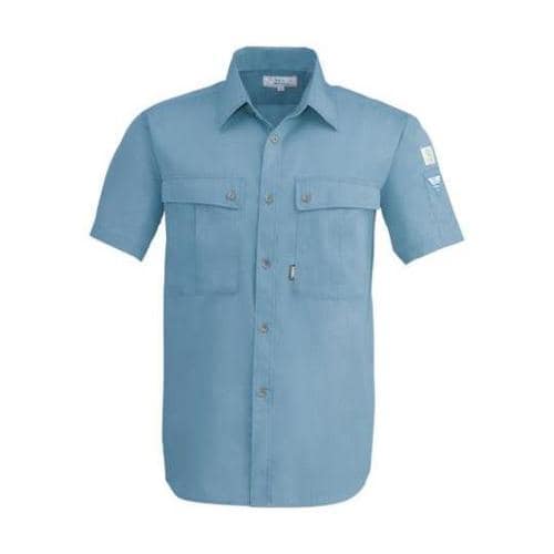 半袖シャツ ブルーグレー L 9292−