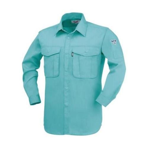 長袖シャツ ミントグリーン S 1293