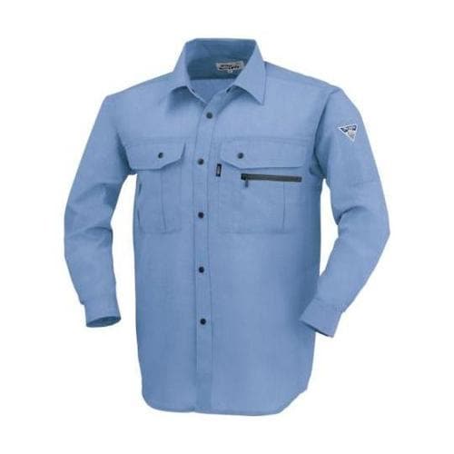 長袖シャツ ブルー M 1343−40−