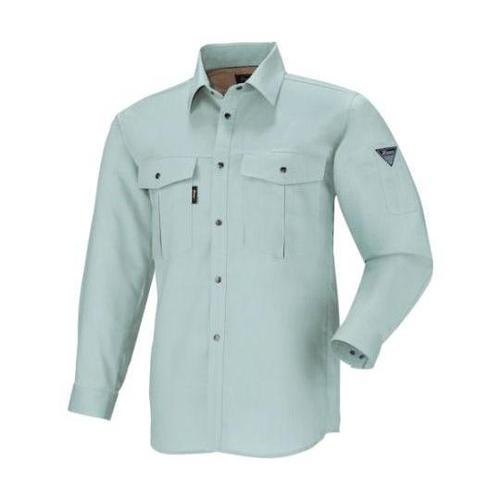 長袖シャツ グリーン L 1353−60