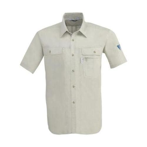 半袖シャツ モスグリーン L 1442−