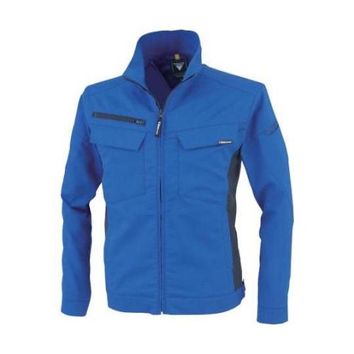 裏綿ストレッチ長袖ブルゾン ロイヤルブル