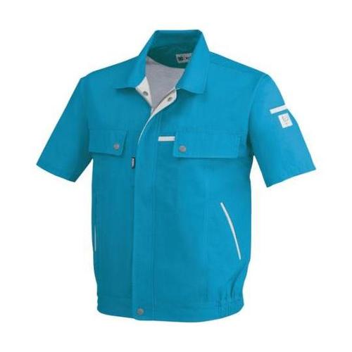 半袖ブルゾン ターコイズブルー S 15