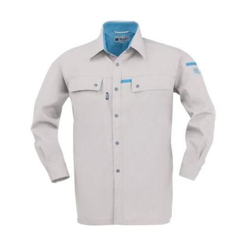 長袖シャツ シルバーグレー 6L 155