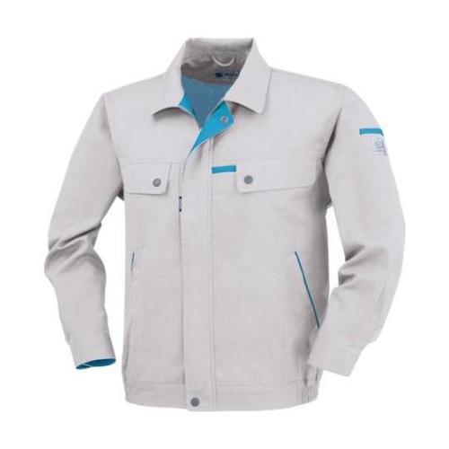 長袖ブルゾン シルバーグレー 6L 15