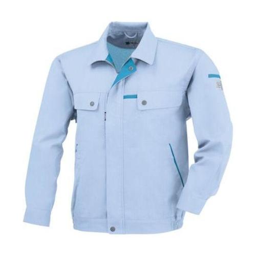 長袖ブルゾン サックス 4L 1554−