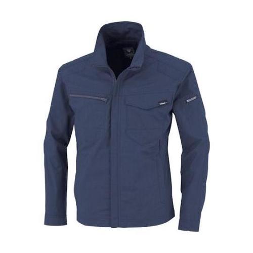 TCストレッチ長袖ブルゾン 紺 S 17