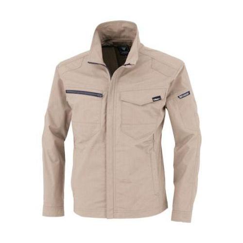 TCストレッチ長袖ブルゾン サンドベージ