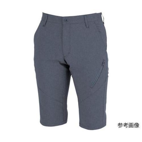 メンズハーフパンツ 杢グレー ウエスト8