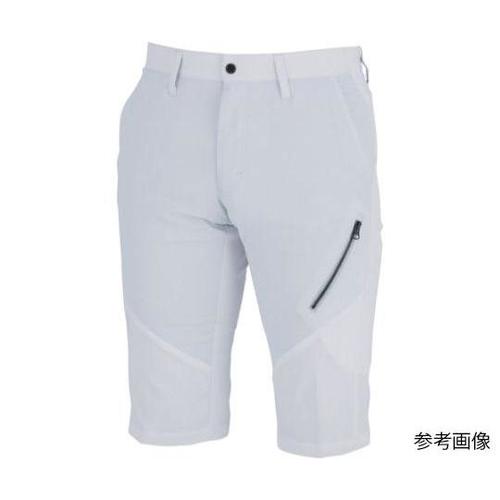 メンズハーフパンツ シルバーグレー ウエ