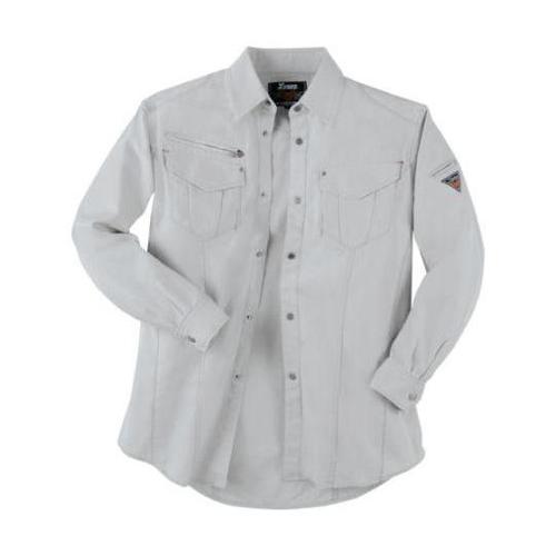 長袖シャツ シルバーグレー LL 215