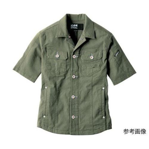 半袖ブルゾン オリーブグリーン LL 2