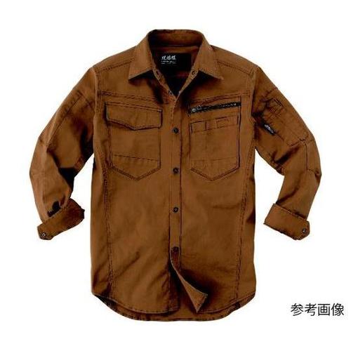 長袖シャツ ウォルナッツ 5L 2273