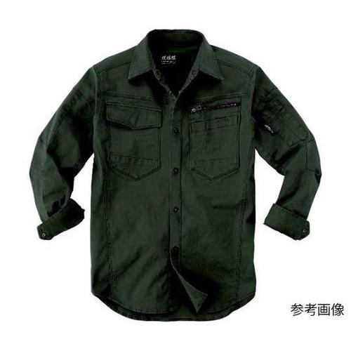 長袖シャツ アーミーグリーン 5L 22