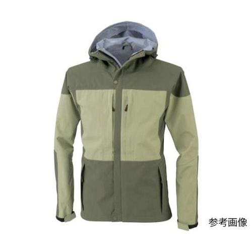 レインジャケット カーキ L 32002