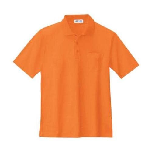 半袖ポロシャツ オレンジ M 6100−