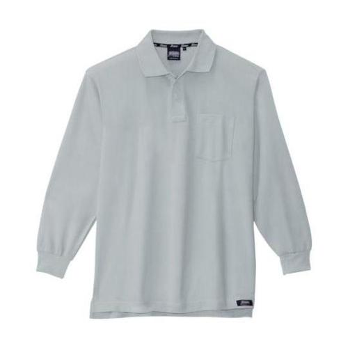 長袖ポロシャツ モスグリーン S 612