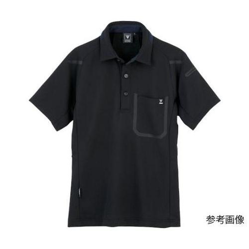 半袖ポロシャツ クロ M 6190−90