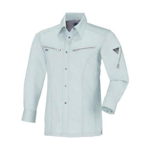 長袖シャツ ミストグリーン S 8873