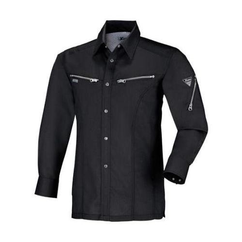 長袖シャツ クロ 4L 8873−90−