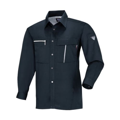 長袖シャツ ストーンブラック LL 12