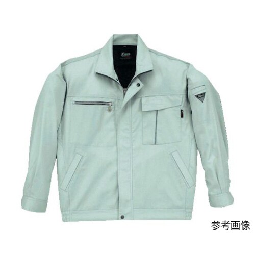 長袖ブルゾン シルバーグレー LL 12