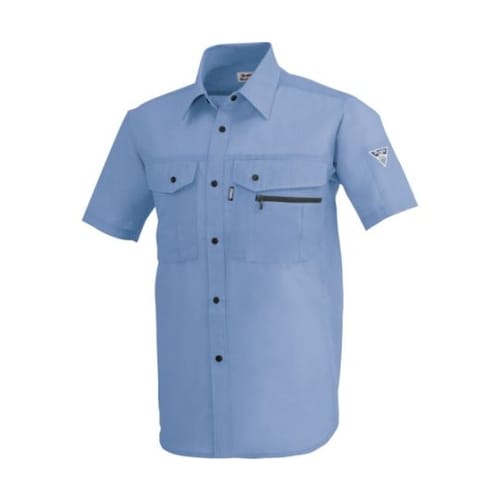 半袖シャツ ブルー S 1342−40−