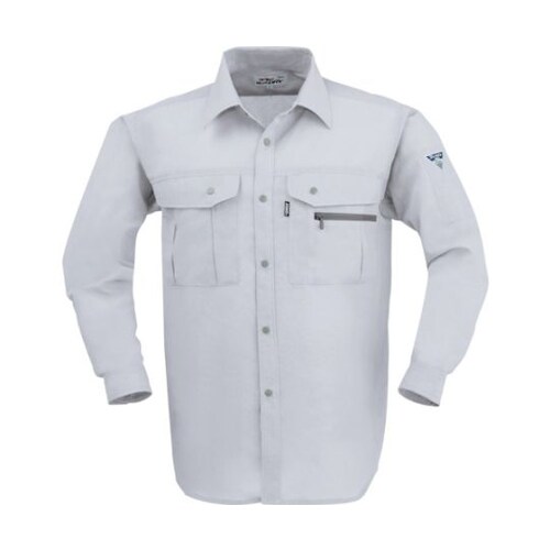 長袖シャツ グレー S 1343−20−