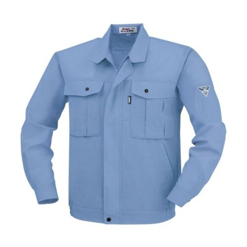 長袖ブルゾン ブルー S 1344−40