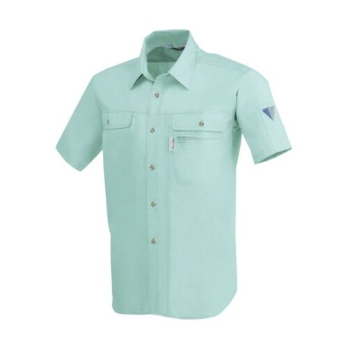 半袖シャツ グリーン 3L 1442−6
