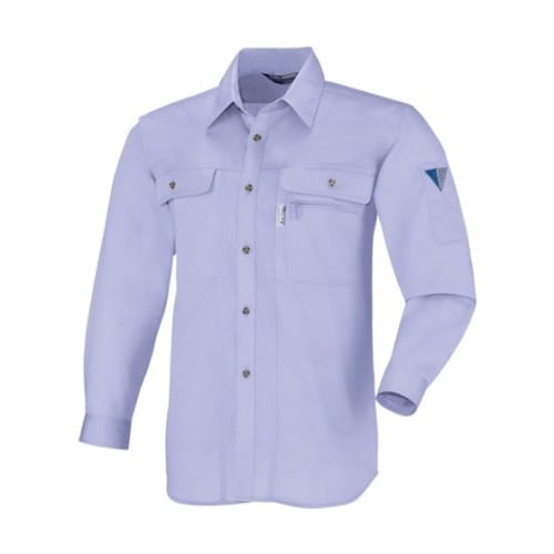 長袖シャツ ラベンダー S 1443−4