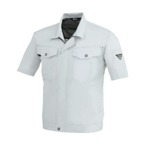 半袖ブルゾン グレー M 1491−20